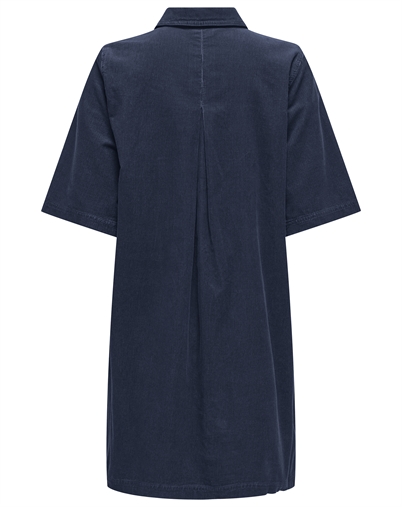 Only - ONLGry-Nessa Cord Kjole - Navy Blazer